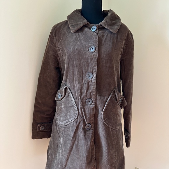 **STEVE MADDEN* Dark Brown Long Sleeve Corduroy Jacket w/ Pockets Size Large - Picture 1 of 8